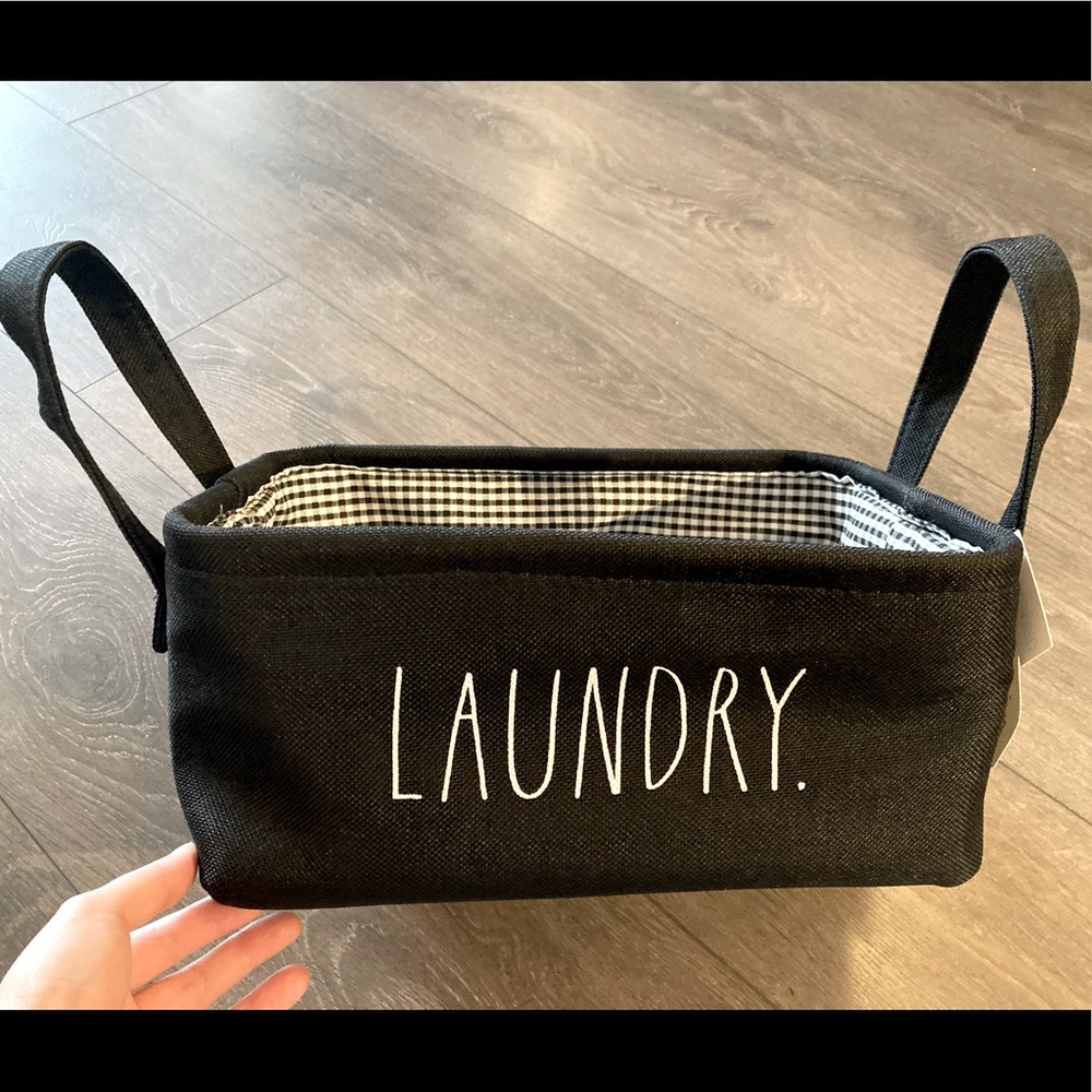 Rae Dunn Laundry Basket